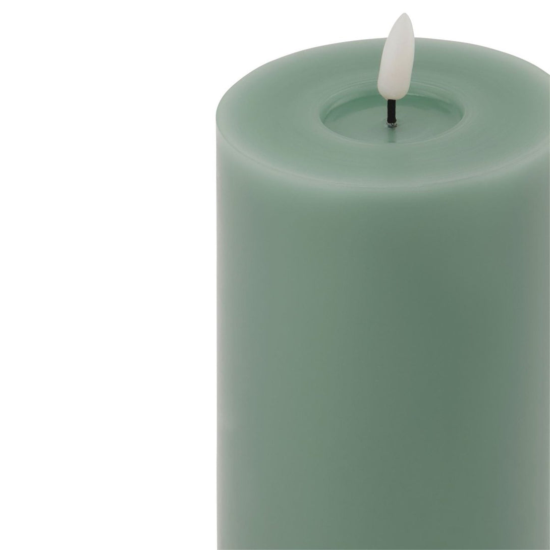 Luxe Collection Melt Effect 3.5x9 Sage LED Wax Candle - Bench Store - Bench Store