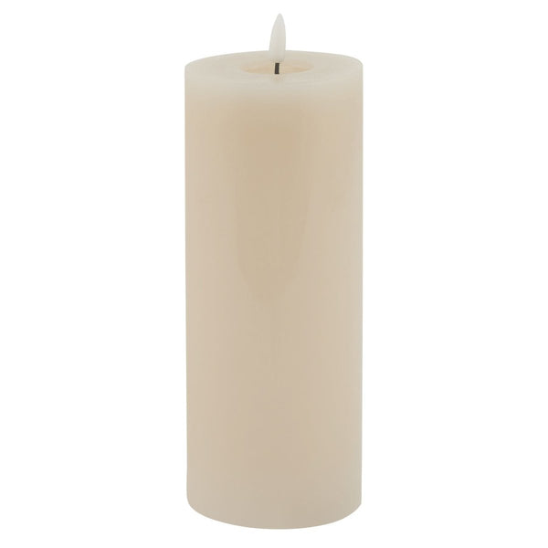 Luxe Collection Melt Effect 3.5x9 Taupe LED Wax Candle - Bench Store - Bench Store