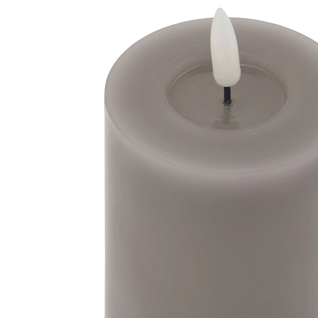 Luxe Collection Melt Effect 3x4 Grey LED Wax Candle - Bench Store - Bench Store