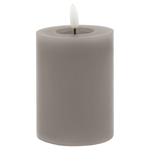 Luxe Collection Melt Effect 3x4 Grey LED Wax Candle - Bench Store - Bench Store