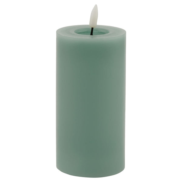 Luxe Collection Melt Effect 3x6 Sage LED Wax Candle - Bench Store - Bench Store