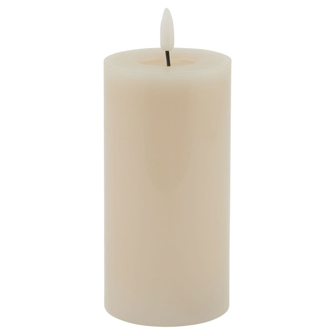 Luxe Collection Melt Effect 3x6 Taupe LED Wax Candle - Bench Store - Bench Store