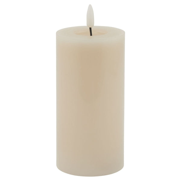 Luxe Collection Melt Effect 3x6 Taupe LED Wax Candle - Bench Store - Bench Store