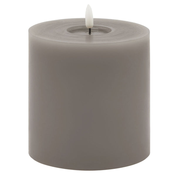 Luxe Collection Melt Effect 5x5 Grey LED Wax Candle - Bench Store - Bench Store