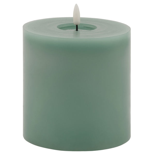 Luxe Collection Melt Effect 5x5 Sage LED Wax Candle - Bench Store - Bench Store