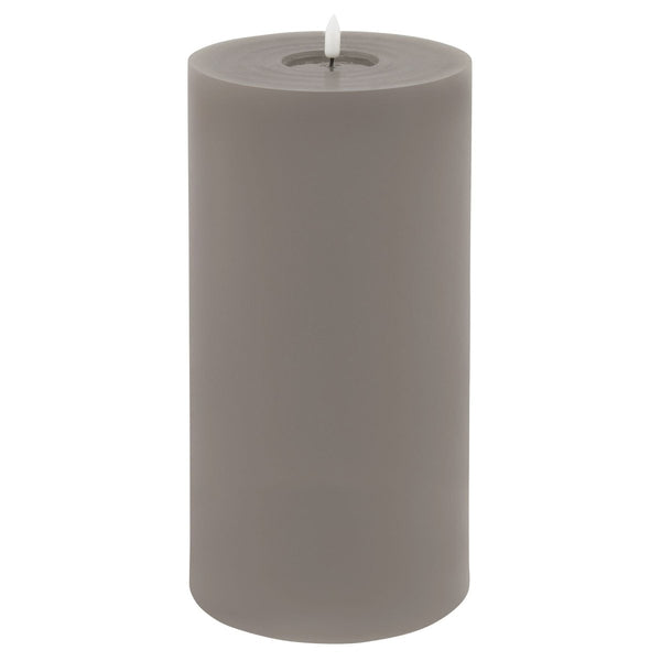 Luxe Collection Melt Effect 6x12 Grey LED Wax Candle - Bench Store - Bench Store