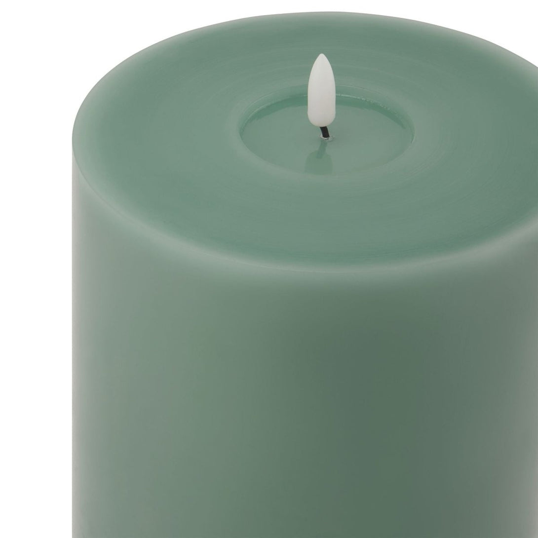 Luxe Collection Melt Effect 6x12 Sage LED Wax Candle - Bench Store - Bench Store