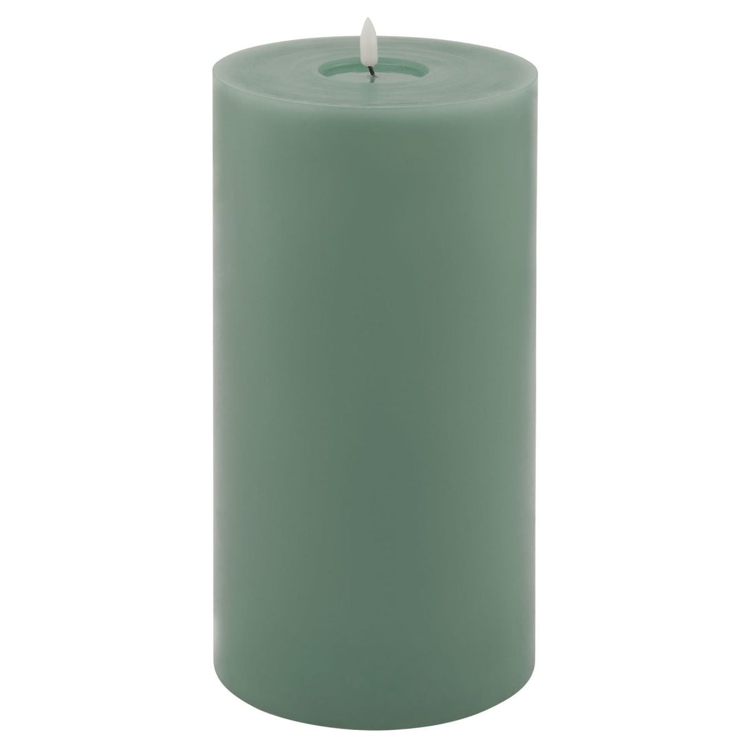 Luxe Collection Melt Effect 6x12 Sage LED Wax Candle - Bench Store - Bench Store
