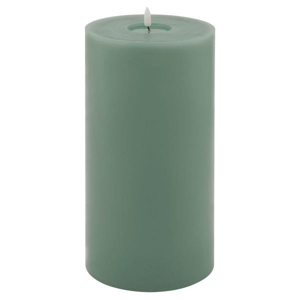 Luxe Collection Melt Effect 6x12 Sage LED Wax Candle - Bench Store - Bench Store