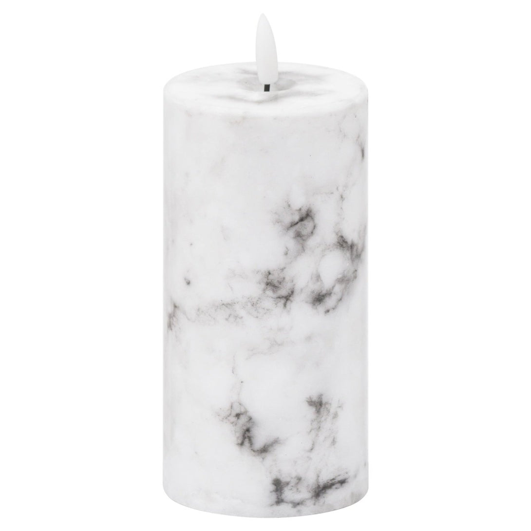 Luxe Collection Natural Glow 3x6 Marble Effect LED Candle - Bench Store - Bench Store