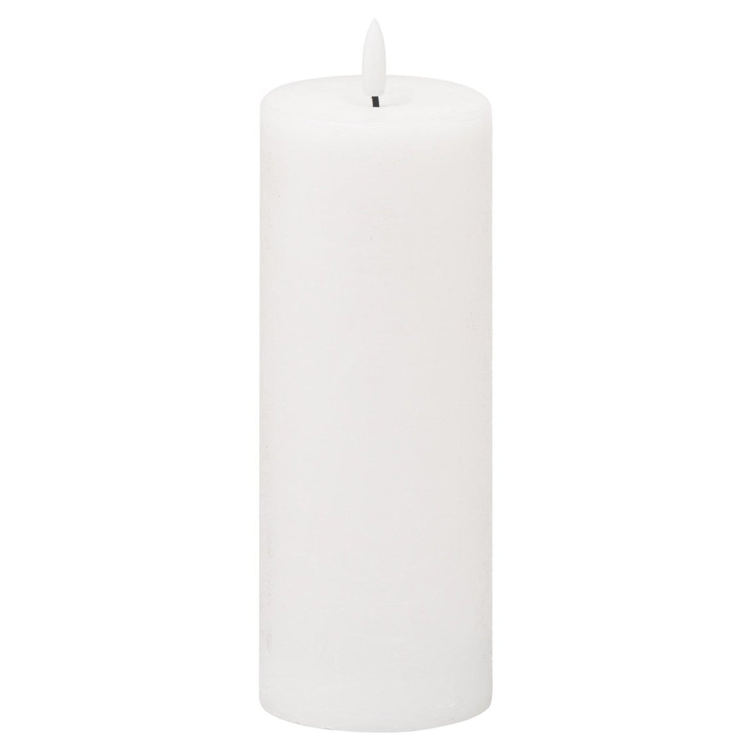 Luxe Collection Natural Glow 3x8 LED White Wax Candle - Bench Store - Bench Store