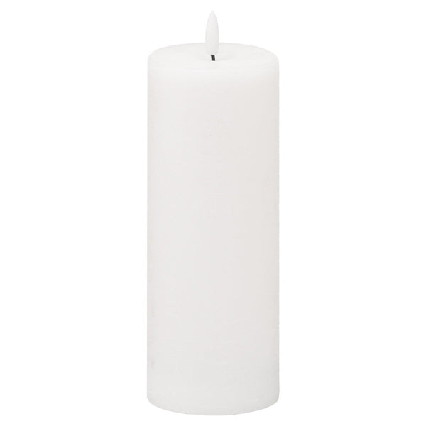 Luxe Collection Natural Glow 3x8 LED White Wax Candle - Bench Store - Bench Store