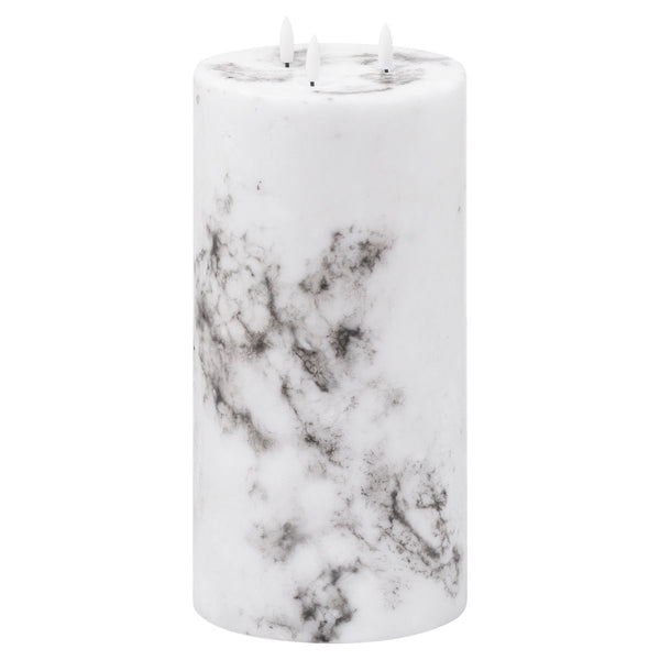 Luxe Collection Natural Glow 6x12 Marble Effect LED Candle - Bench Store - Bench Store