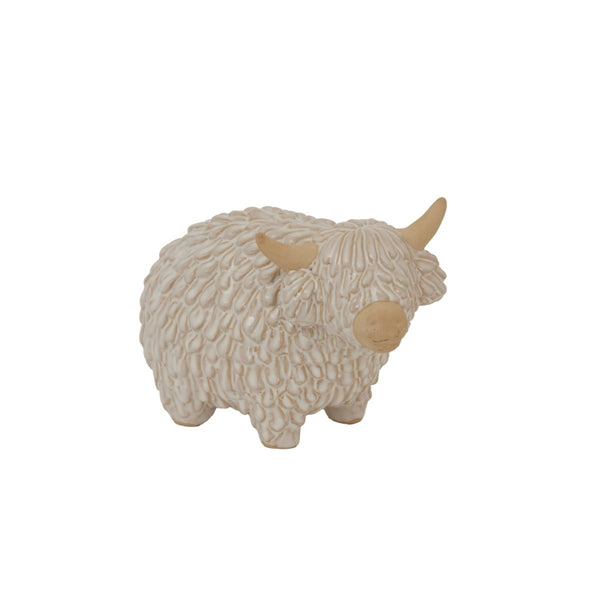 Medium Alora Ceramic Highland Cow - Bench Store - Bench Store