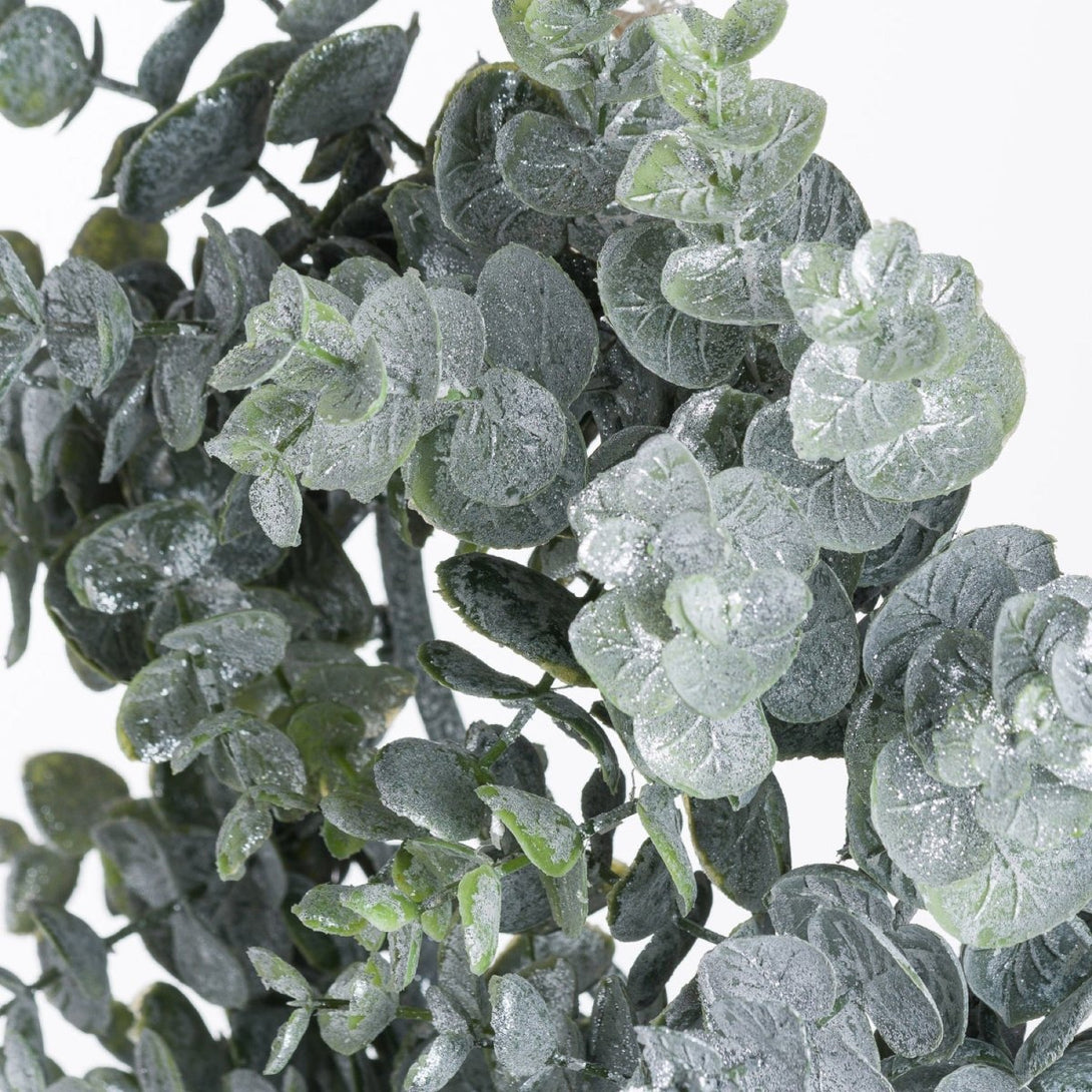 Medium Frosted Eucalyptus Candle Wreath - Bench Store - Bench Store