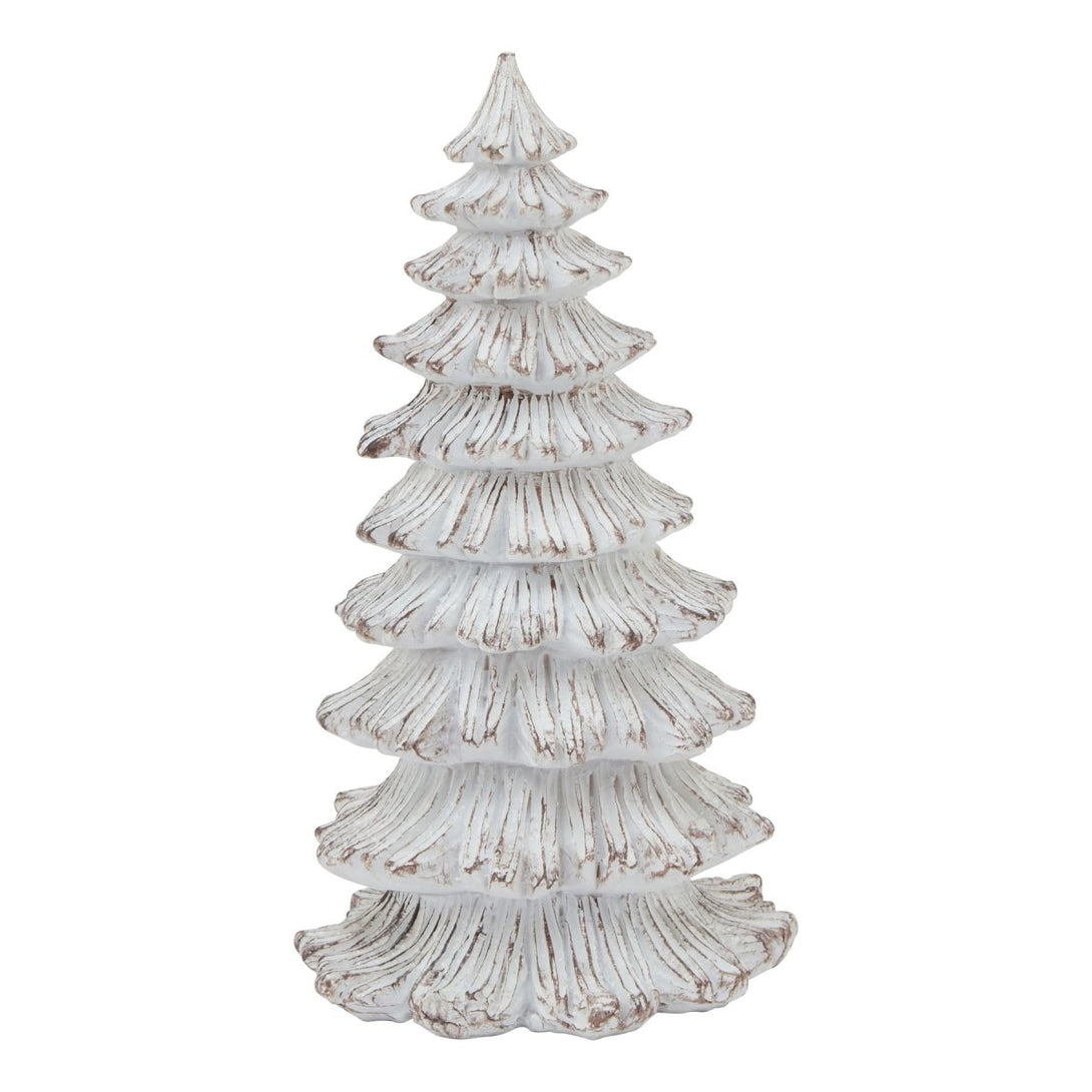 Medium Snowy Fir Tree Sculpture - Bench Store - Bench Store