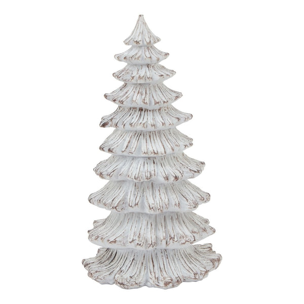 Medium Snowy Fir Tree Sculpture - Bench Store - Bench Store