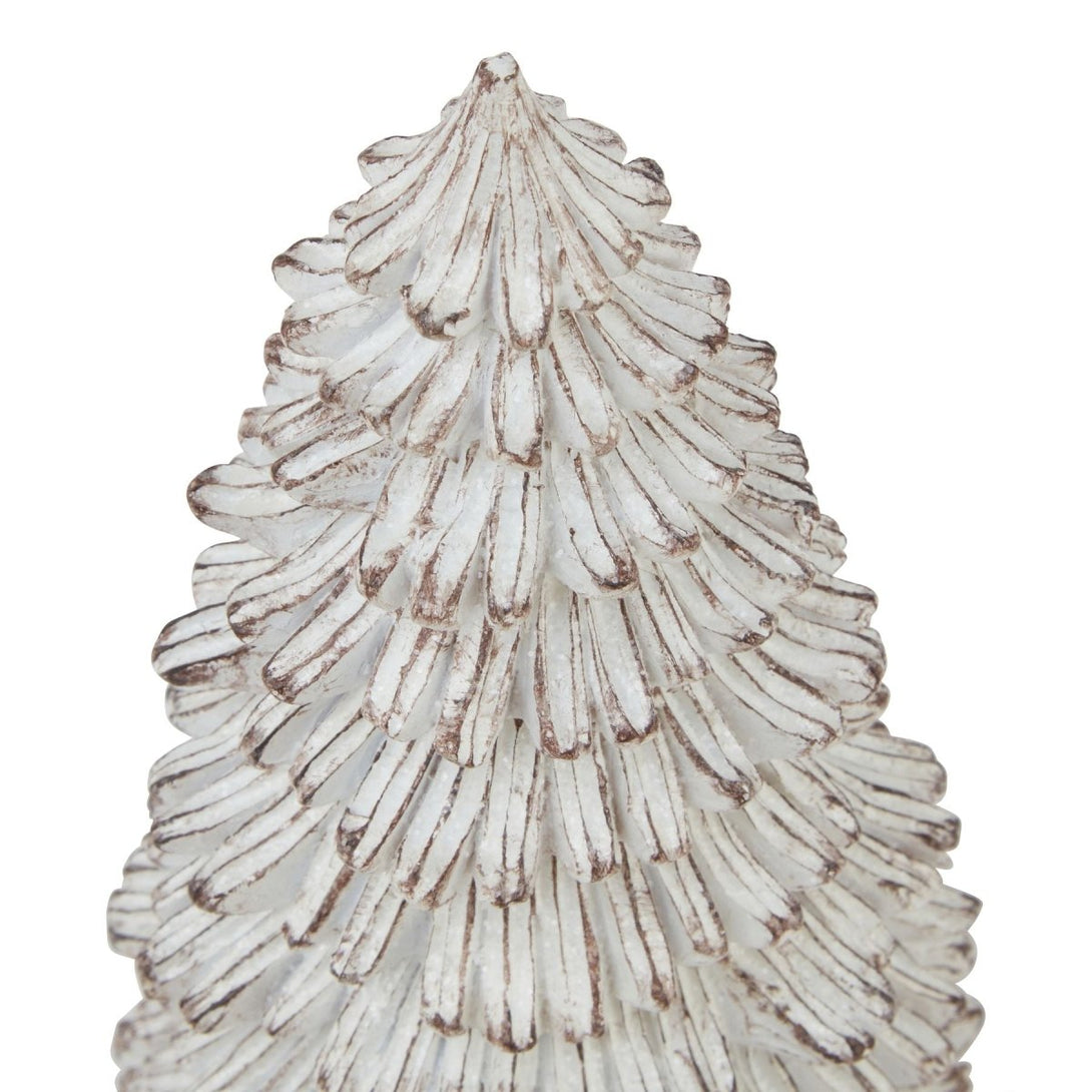 Medium Snowy Fir Tree Sculpture - Bench Store - Bench Store