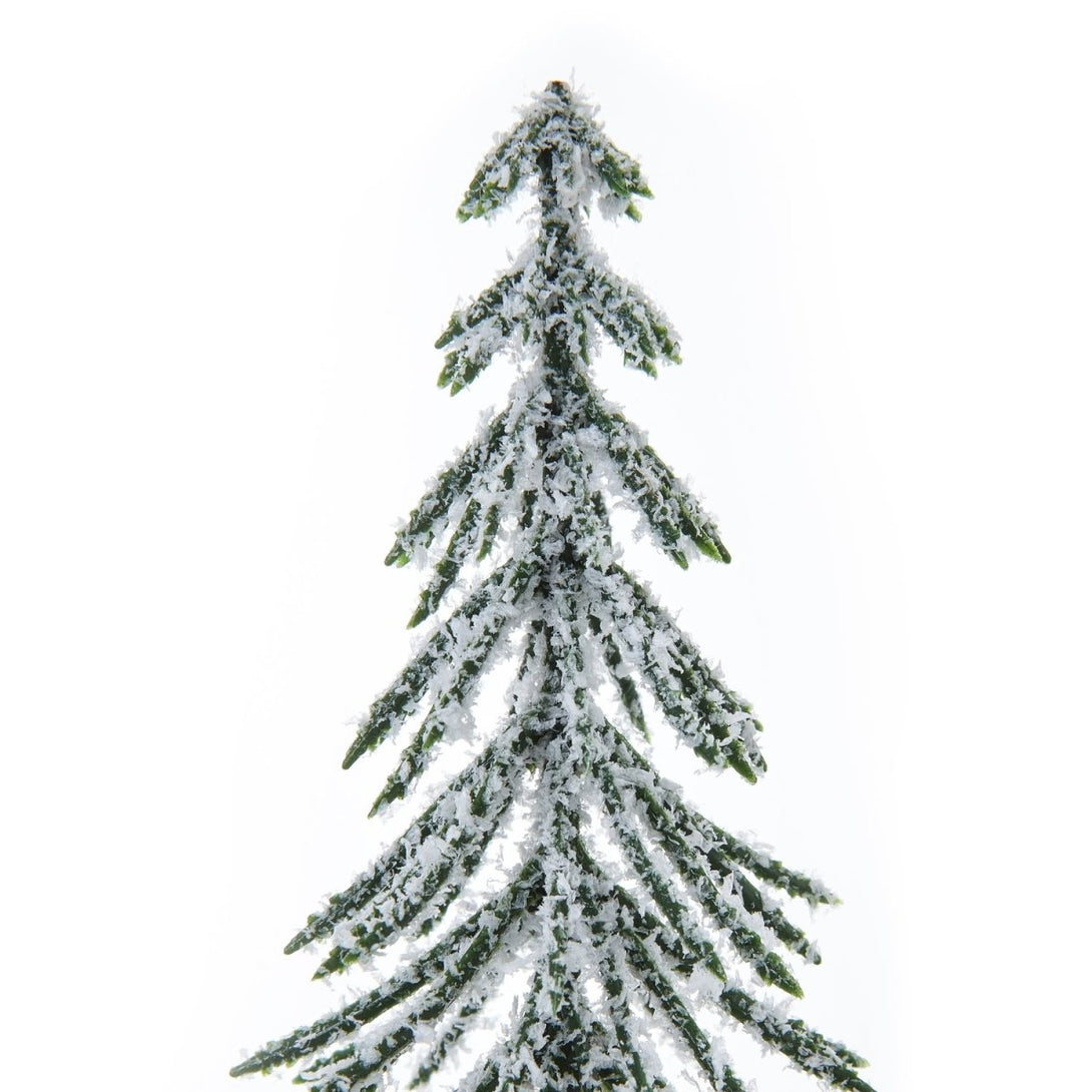 Medium Snowy Spindle Tree In Wood Log - Bench Store - Bench Store