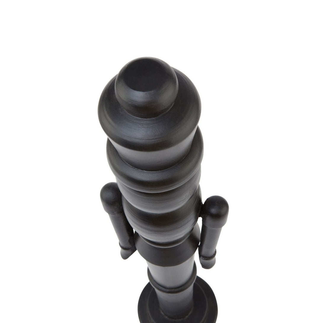 Minimalist Black Wooden Large Nutcracker Decoration - Bench Store - Bench Store