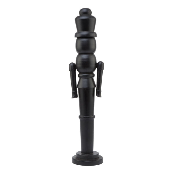 Minimalist Black Wooden Large Nutcracker Decoration - Bench Store - Bench Store