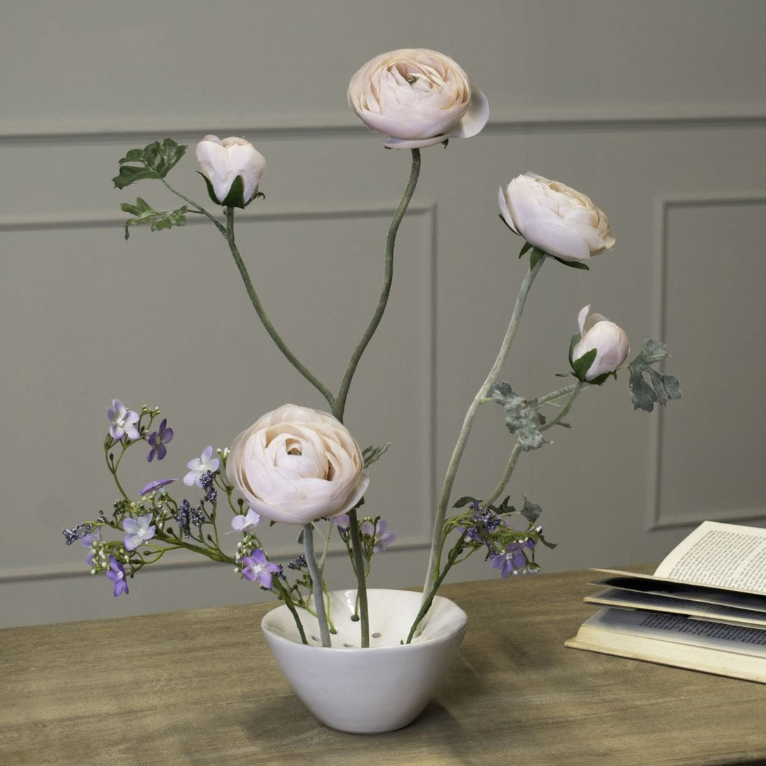Off White Ceramic Flower Frog - Bench Store - Bench Store