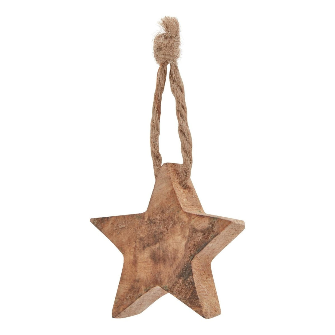 Pack Of 90 Wooden Star Hanging Decorations - Bench Store - Bench Store