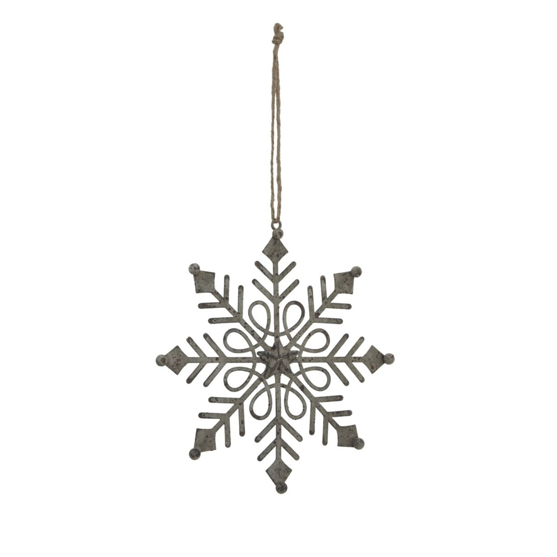 Rustic Hanging Gem Snowflake Decoration - Bench Store - Bench Store