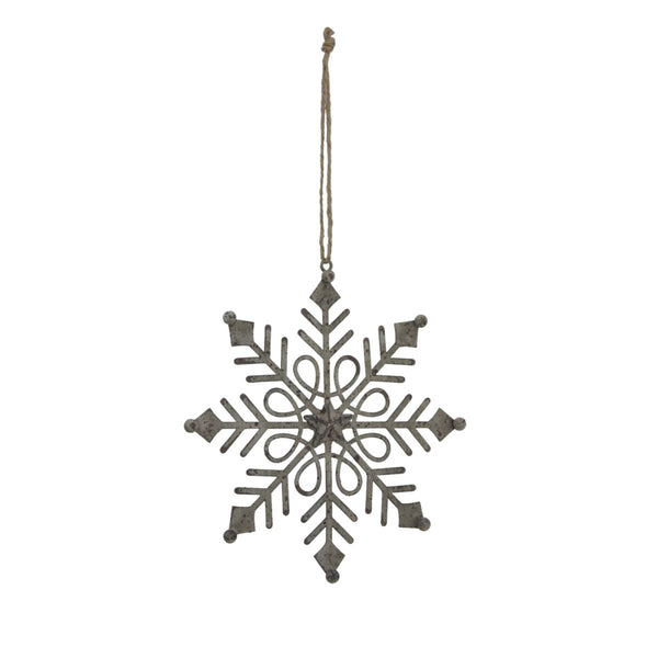 Rustic Hanging Gem Snowflake Decoration - Bench Store - Bench Store