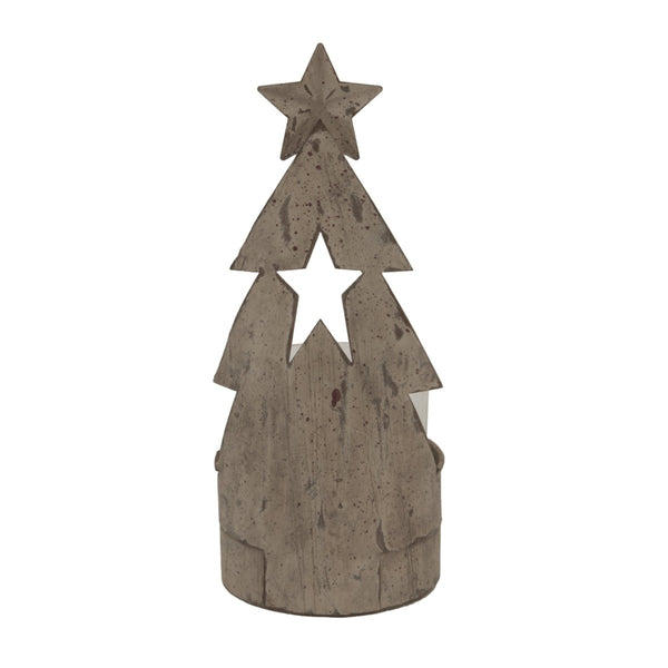 Rustic Metal Tree Candle Holder With Stars - Bench Store - Bench Store