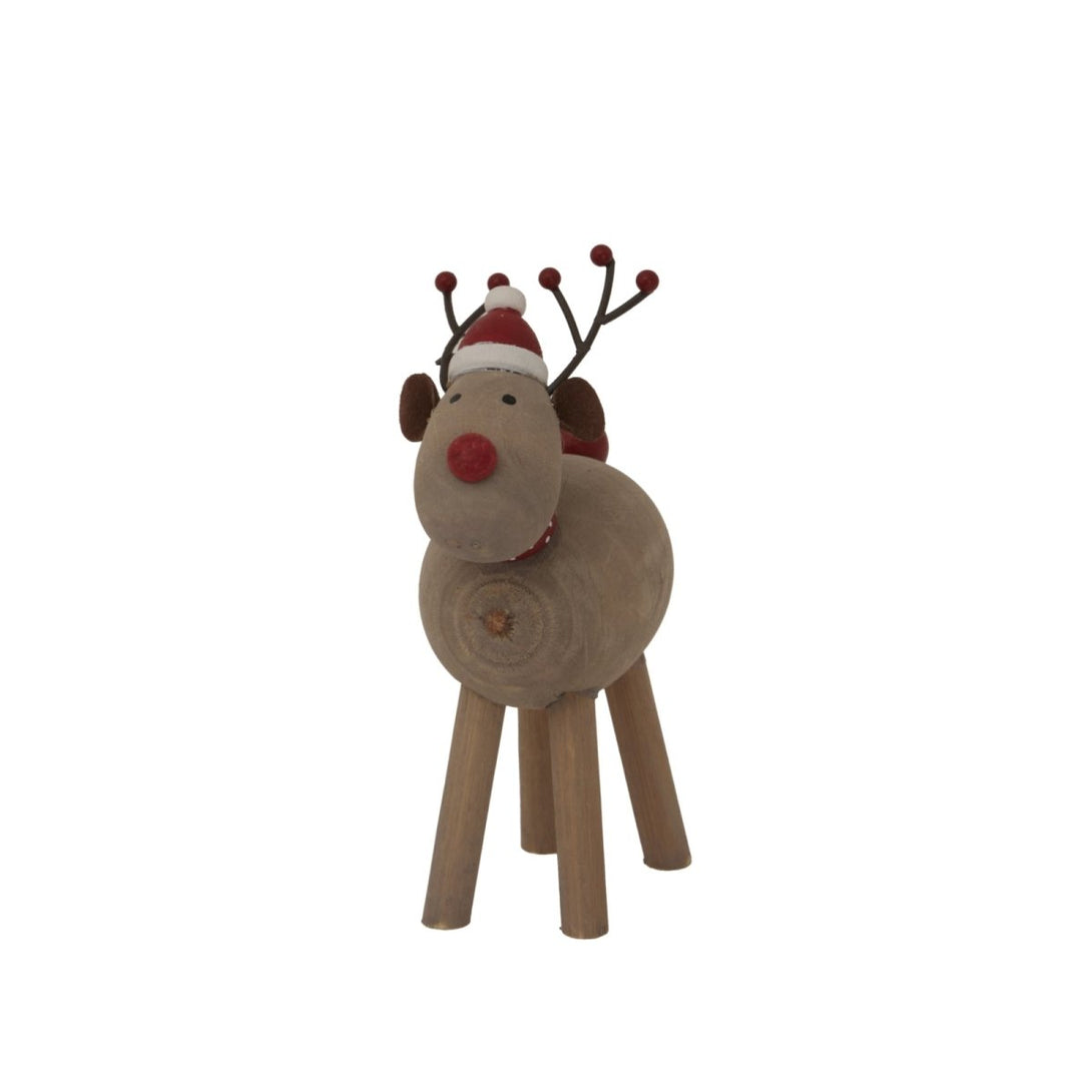 Rustic Rudolf With Hat - Bench Store - Bench Store