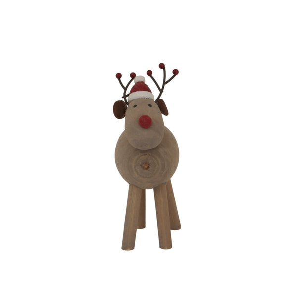 Rustic Rudolf With Hat - Bench Store - Bench Store