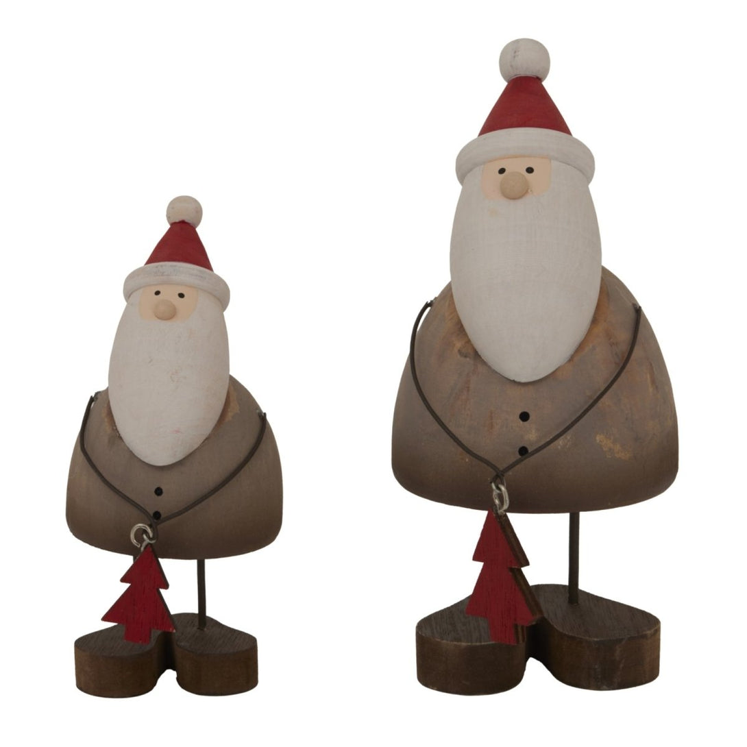 Rustic Santa With Tree Decoration - Bench Store - Bench Store