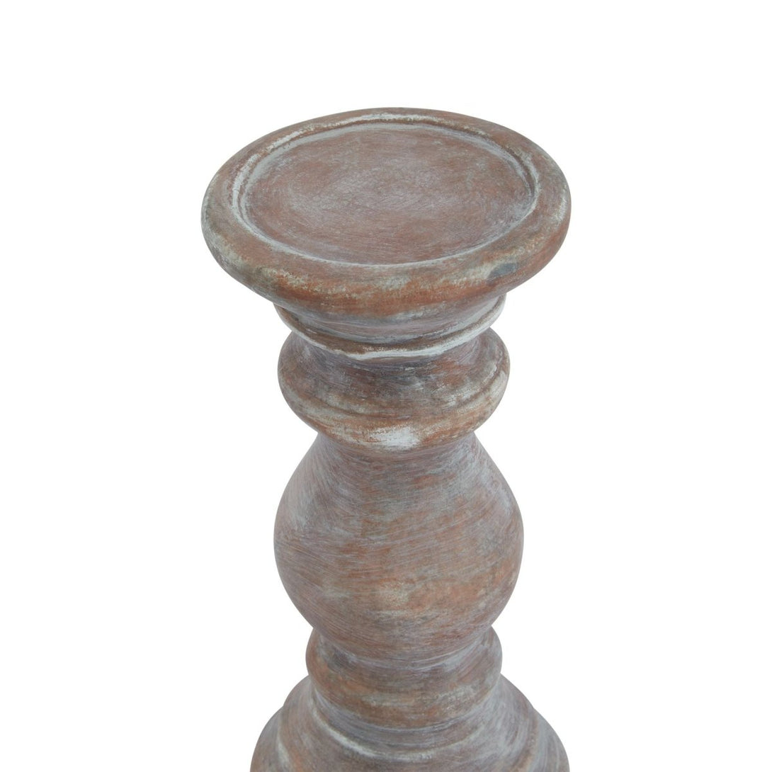 Siena Small Brown Column Candle Holder - Bench Store - Bench Store