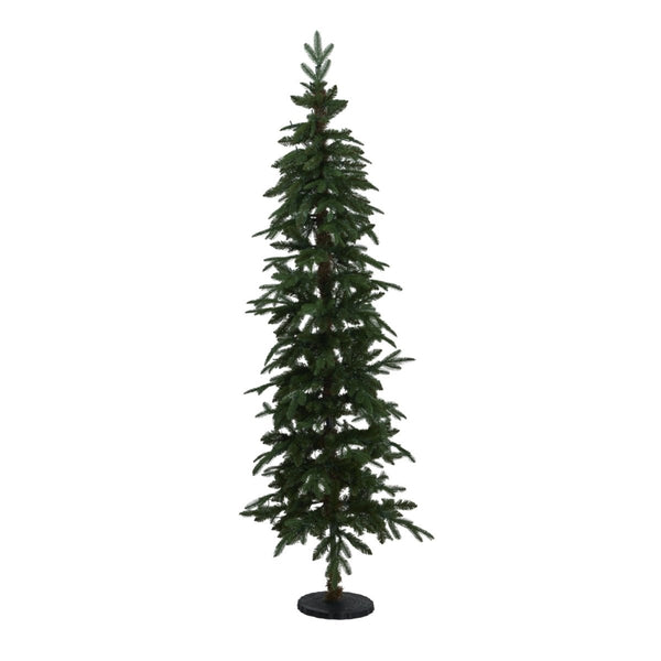 Slim Green Woodland Pre - Lit 200 Led Christmas Tree - Bench Store - Bench Store