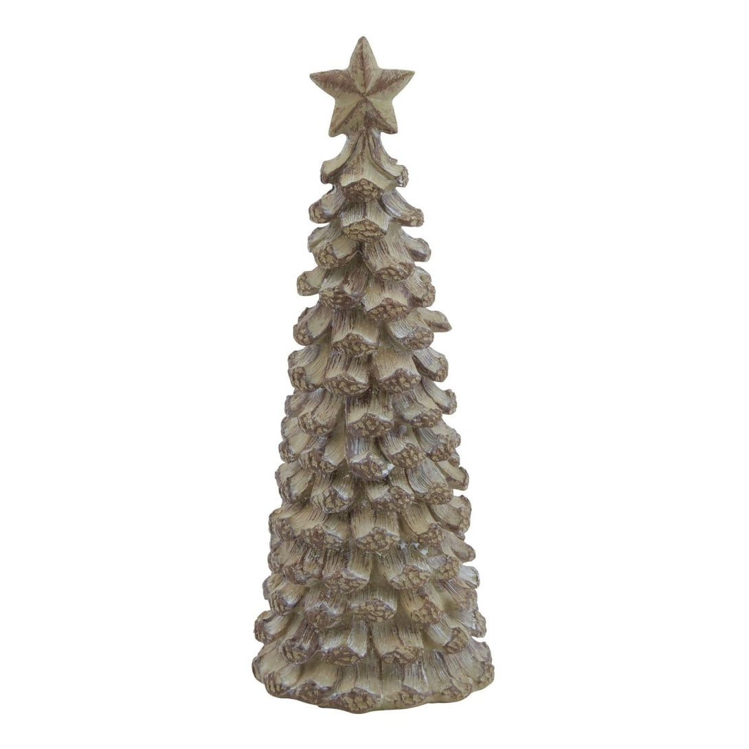 Small Beige Cedar Tree With Star - Bench Store - Bench Store