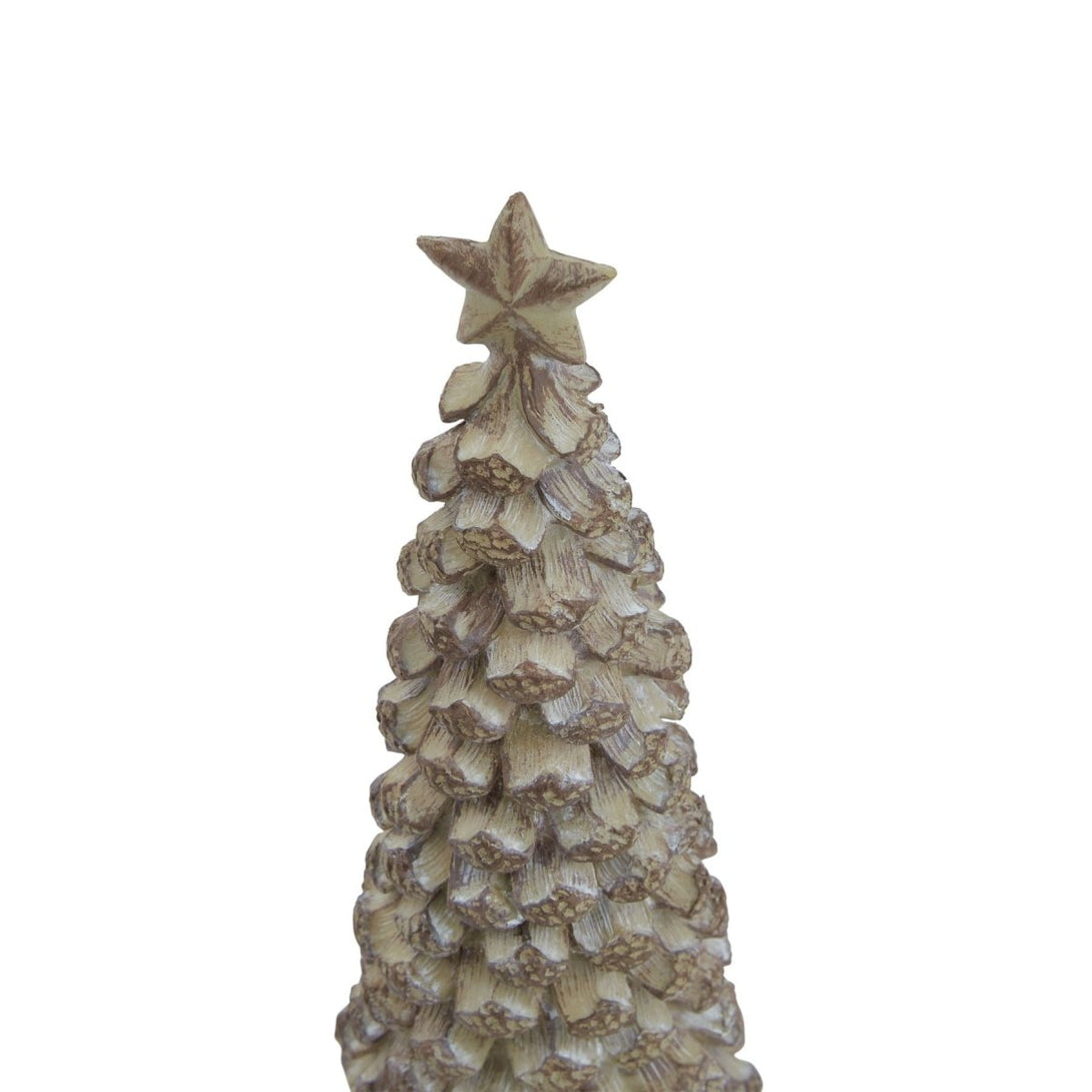 Small Beige Cedar Tree With Star - Bench Store - Bench Store