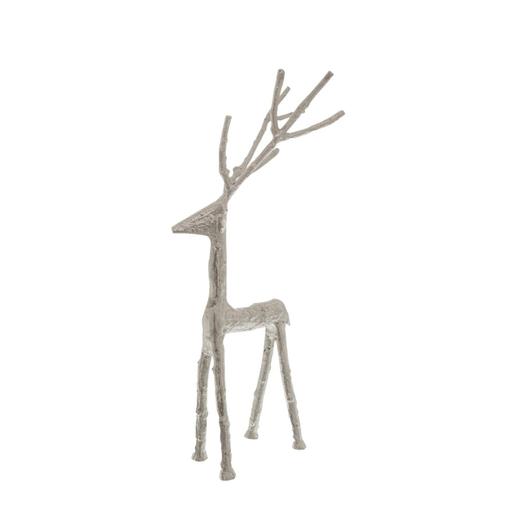 Small Silver Standing Stag Ornament - Bench Store - Bench Store