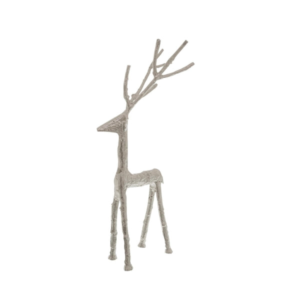 Small Silver Standing Stag Ornament - Bench Store - Bench Store
