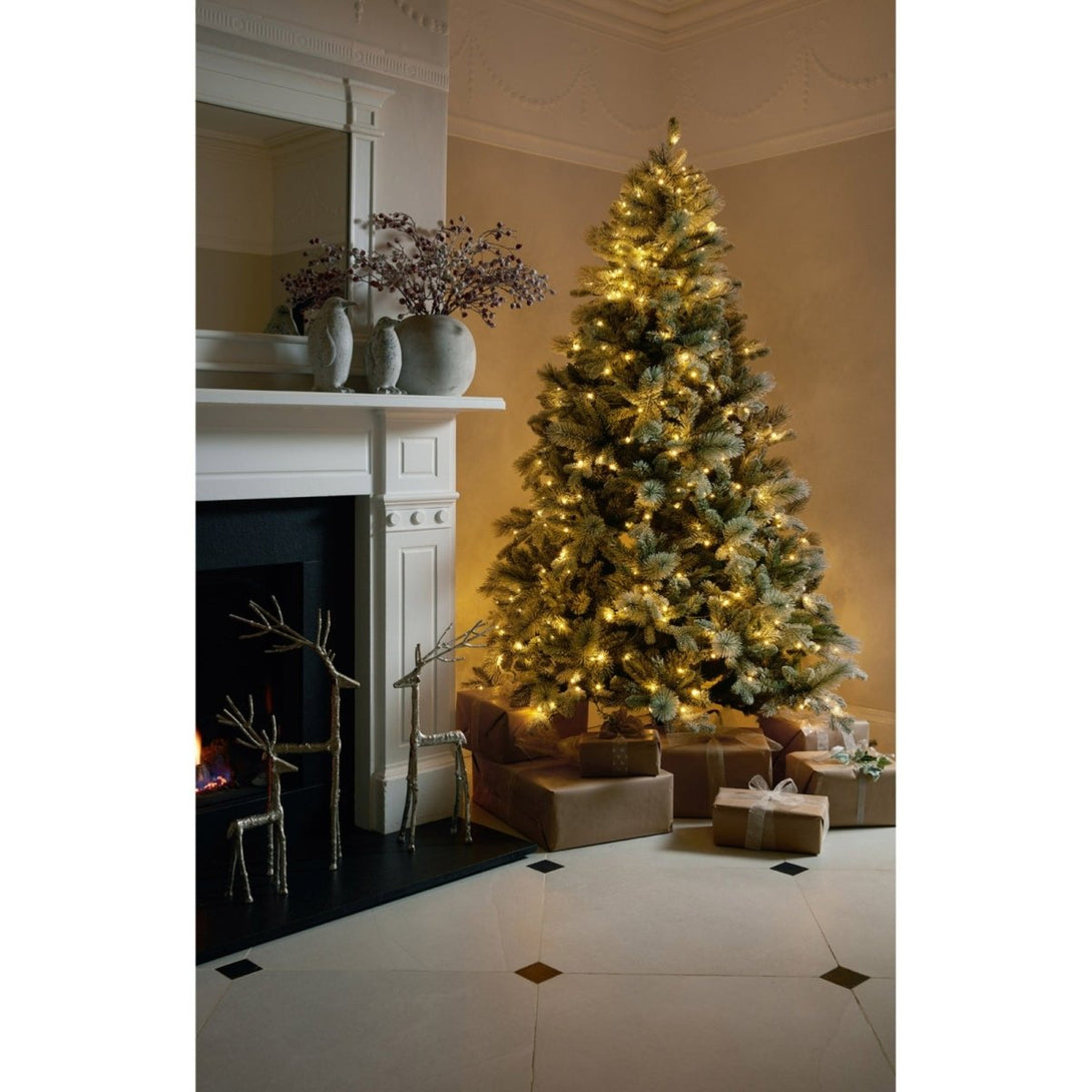 Snowy Forest Fir Pre - Lit 400L Led Christmas Tree - Bench Store - Bench Store