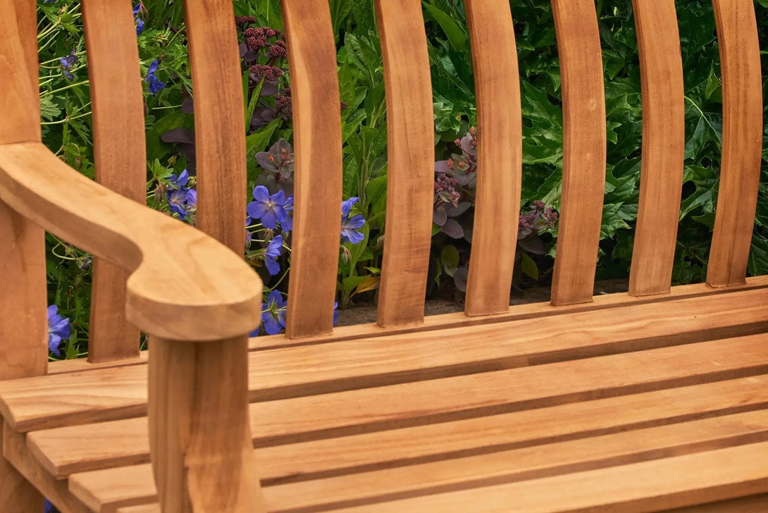 Solid Teak Tenbury 5ft Wooden Garden Bench - Bench Store114544