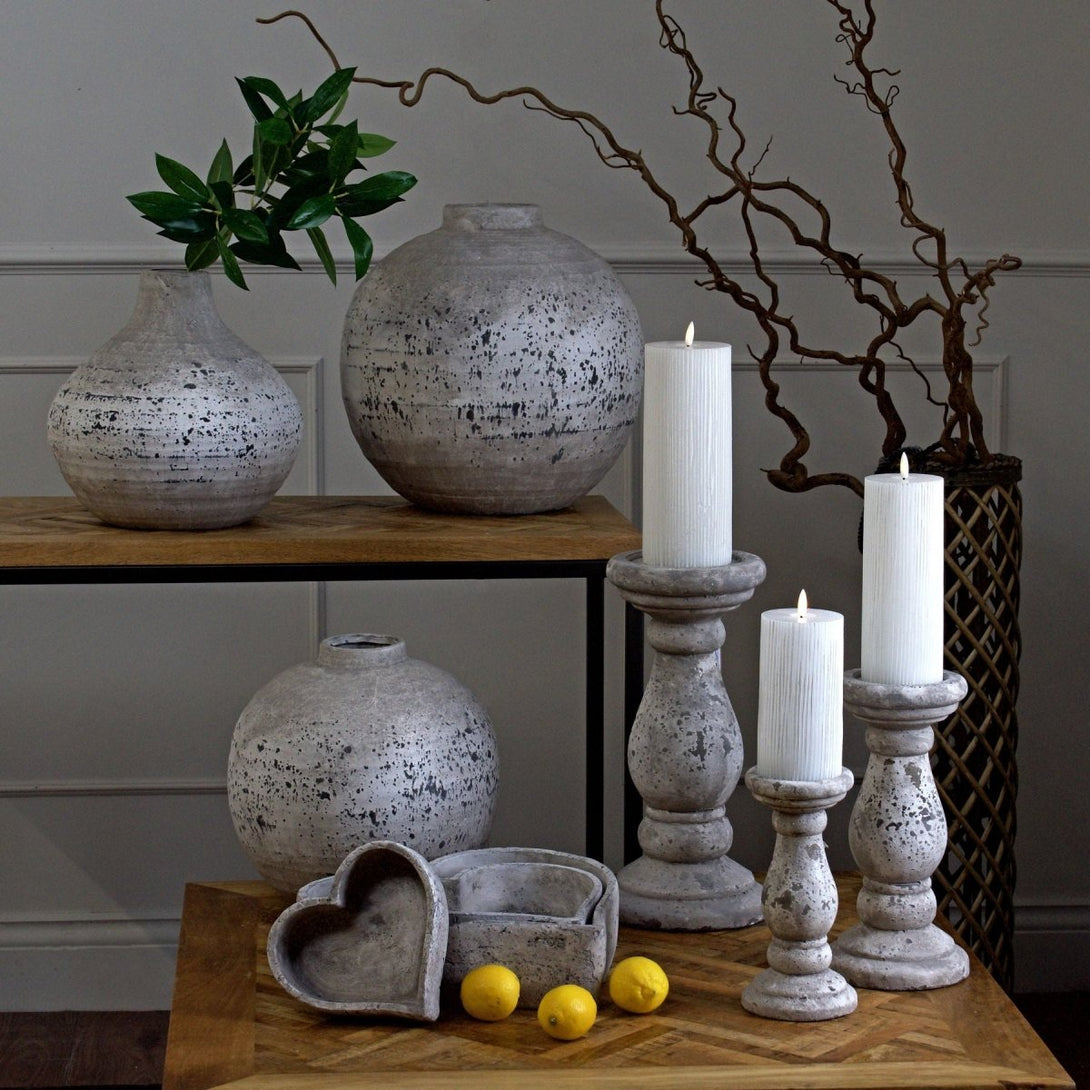 Stone Ceramic Candle Holder - Bench Store - Bench Store