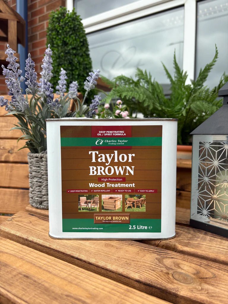 Taylor Brown Wood Treatment 2.5ltr - Charles Taylor - Bench Store
