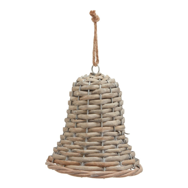The Noel Collection Medium Wicker Bell Decoration - Bench Store - Bench Store