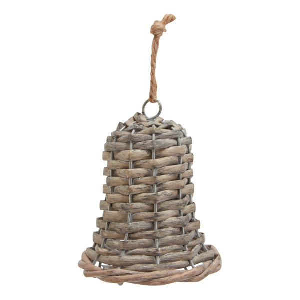 The Noel Collection Small Wicker Bell Decoration - Bench Store - Bench Store