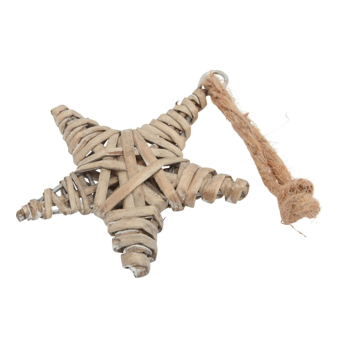 The Noel Collection Small Wicker Star Decoration - Bench Store - Bench Store