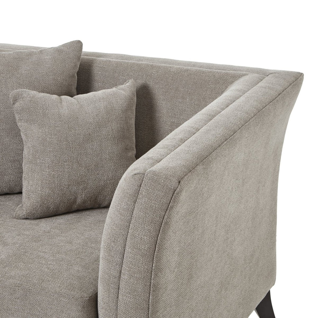 Vesper Taupe Cushion Back Snuggle Chair - Bench Store - Bench Store