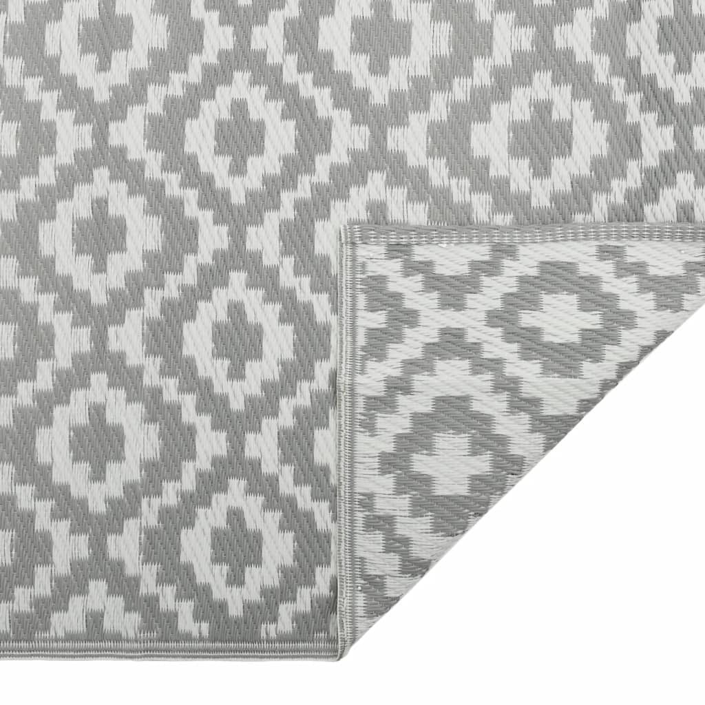 vidaXL Outdoor Carpet Grey 120x180 cm PP - vidaXL - Bench Store