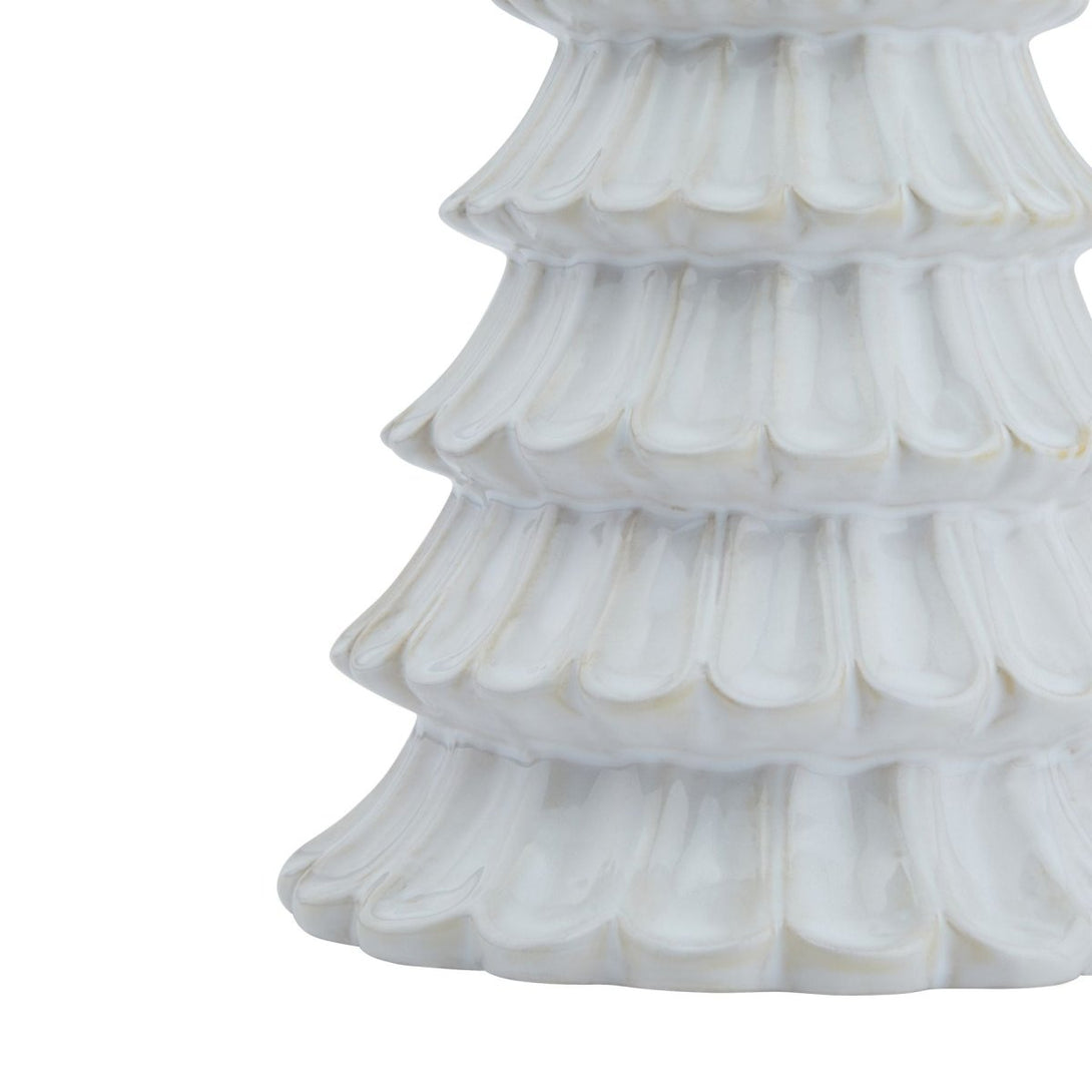White Ceramic Fir Tree - Bench Store - Bench Store