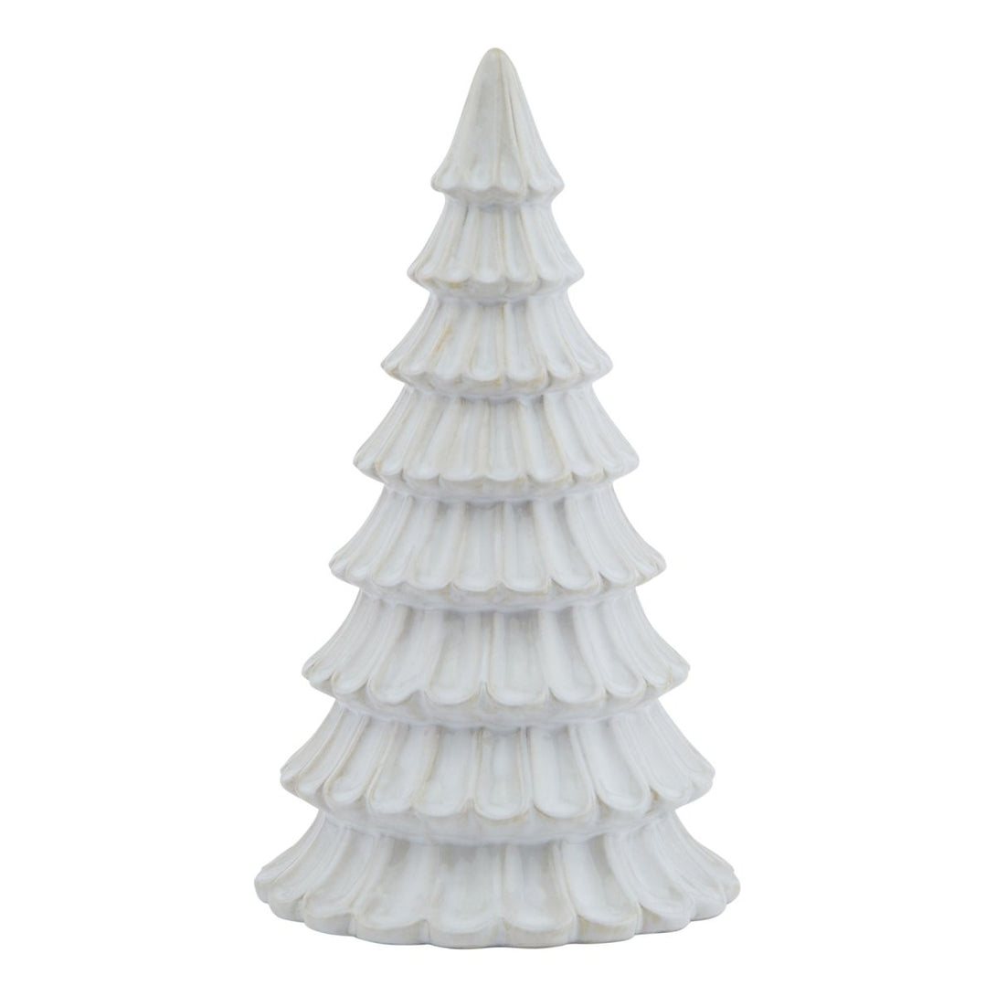 White Ceramic Fir Tree - Bench Store - Bench Store